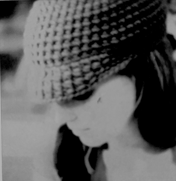 Another picture from 2005 - The Queen's Gambit Hat in single thread version by Anat Fritz